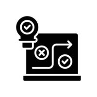 strategy glyph icon. vector icon for your website, mobile, presentation, and logo design.