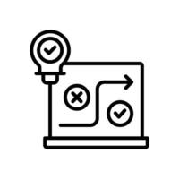 strategy line icon. vector icon for your website, mobile, presentation, and logo design.