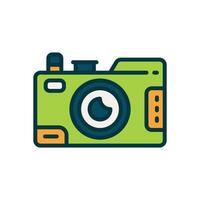 camera filled color icon. vector icon for your website, mobile, presentation, and logo design.