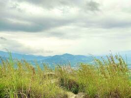 natural hills view. Broga hill in Malaysia . photo