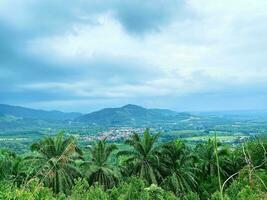 natural hills view. Broga hill in Malaysia . photo