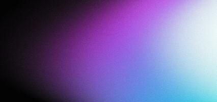 Purple blue black grainy gradient background grunge noise texture retro backdrop website header design photo