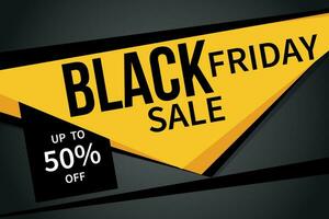 Black Friday sale poster. vector