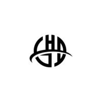 GHD Letter Logo Design Vector Template. Abstract Letter GH Linked Logo