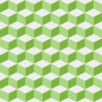 Light green cube pattern. cube pattern. cube pattern background. cube background. For backdrop, decoration, Gift wrapping vector