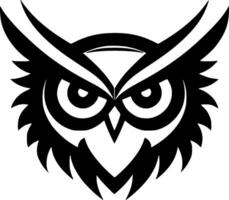 Owl - Minimalist and Flat Logo - Vector illustration