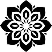 mandala - minimalista y plano logo - vector ilustración