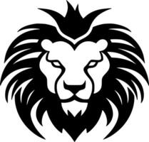 Lion - Minimalist and Flat Logo - Vector illustration