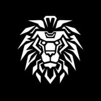 Lion - Minimalist and Flat Logo - Vector illustration