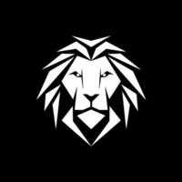 Lion - Minimalist and Flat Logo - Vector illustration