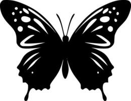 mariposa, minimalista y sencillo silueta - vector ilustración