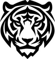 Tiger, Minimalist and Simple Silhouette - Vector illustration