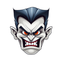 Cartoon Style Halloween Vampires No Background Applicable to any context Perfect for print on demand merchandise AI Generative png