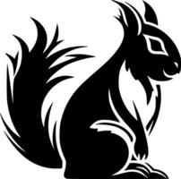 Squirrel - Minimalist and Flat Logo - Vector illustration