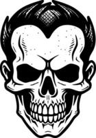 Skull - High Quality Vector Logo - Vector illustration ideal for T-shirt graphic