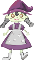 Halloween little witch. png