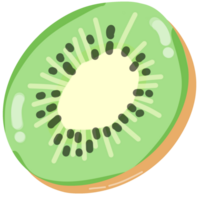 Clip Art von ein minimal Kiwi png