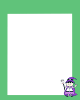 frame background with Halloween png