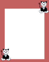 frame background with Halloween png