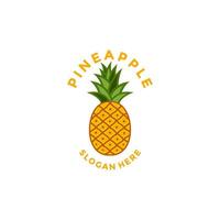 Pineapple organic product design logo vector, Pineapple icon logo template vector