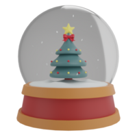 neige globe 3d illustrations, Noël icône png