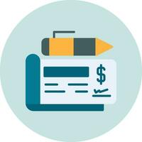 Checkbook Vector Icon