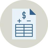 Balance Sheet Vector Icon