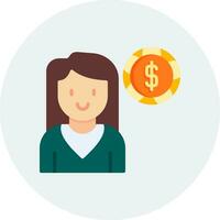 Financial Advisor Vector Icon