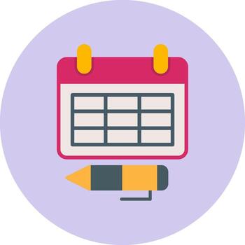 icono de vector de horario