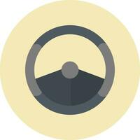 Steering Wheel Vector Icon