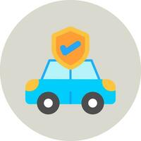 Car Insurance Vector Icon