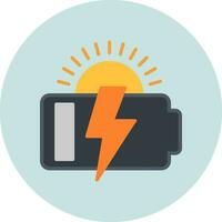 Solar Energy Vector Icon