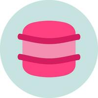 icono de vector de macarrón