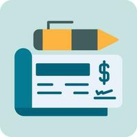 Checkbook Vector Icon