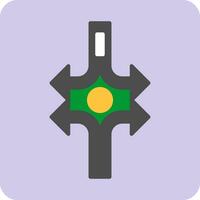 Crossroad Vector Icon