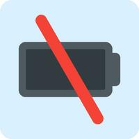 Empty Battery Vector Icon