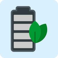 Eco Battery Vector Icon