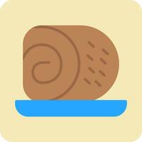 Roll Cake Vector Icon