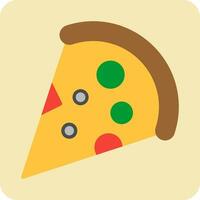 icono de vector de pizza