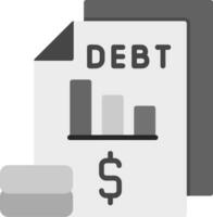 Debt Vector Icon