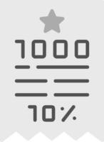 Bill Vector Icon