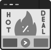 Hot Deal Vector Icon