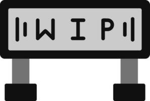 wip vector icono