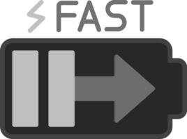 Fast Charge Vector Icon