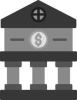 icono de vector de banco