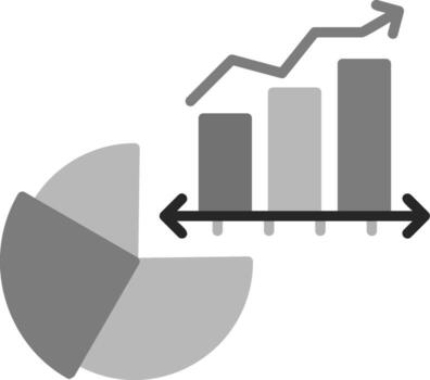 icono de vector de gráfico