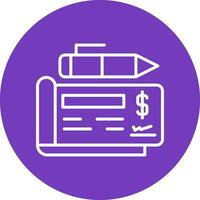 Checkbook Vector Icon