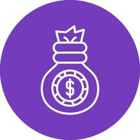 Money Bag Vector Icon