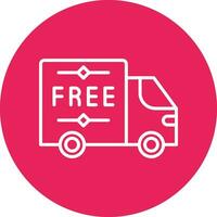 Free Delivery Vector Icon