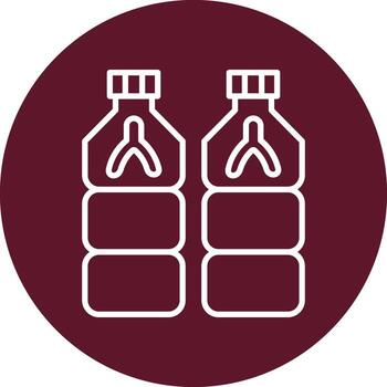 icono de vector de botella